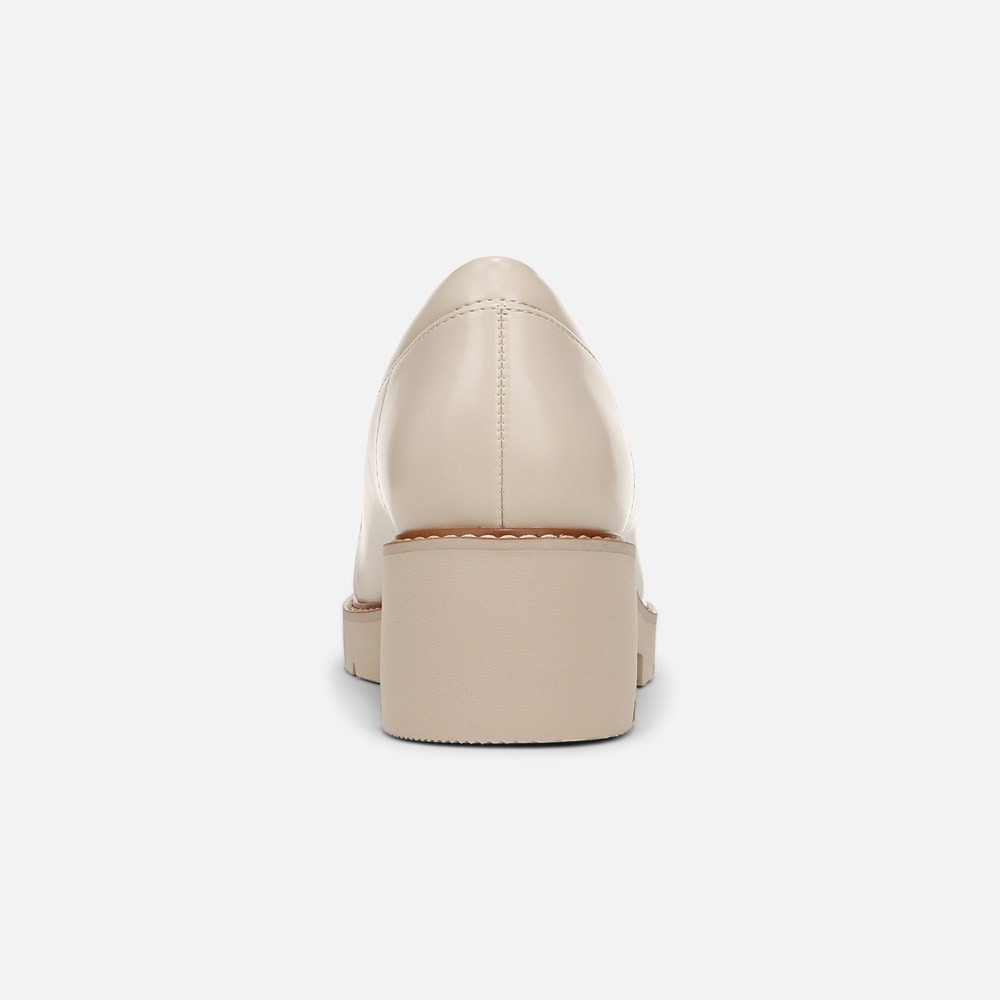 Naturalizer Committed Lug Loafer - Porcelain Faux Leather