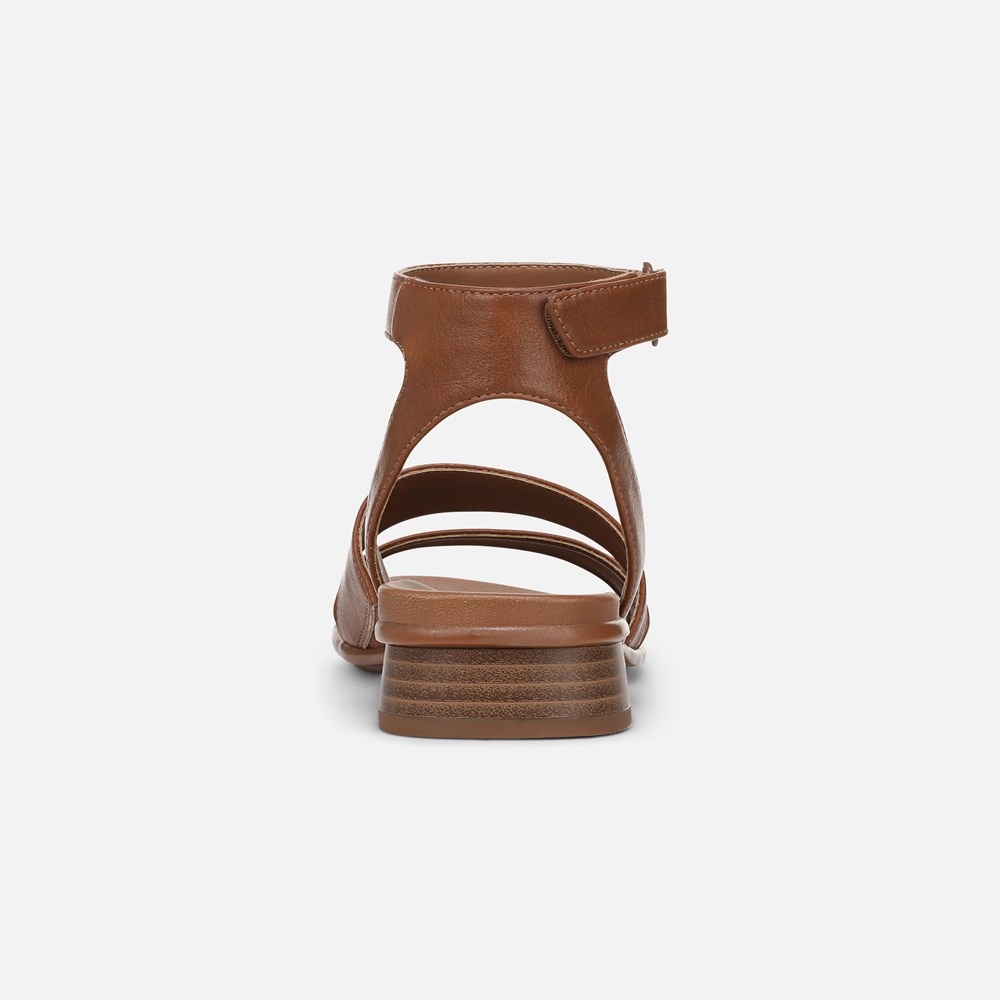 Naturalizer Effie Sandal - Englsih Tea Brown Faux Leather