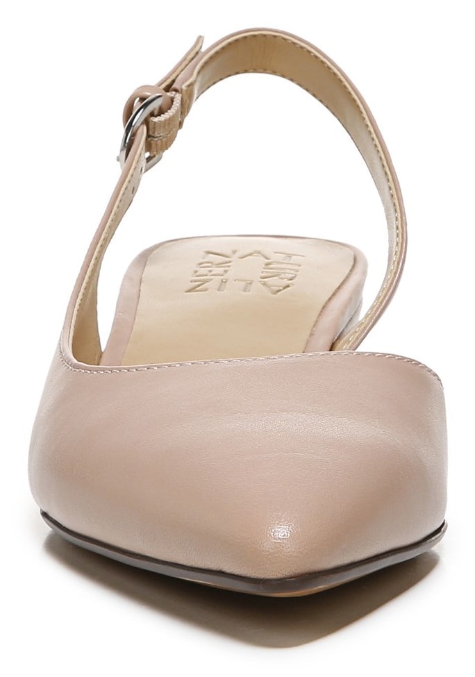 Naturalizer Banks Pointed Toe Flat - Opal Leather