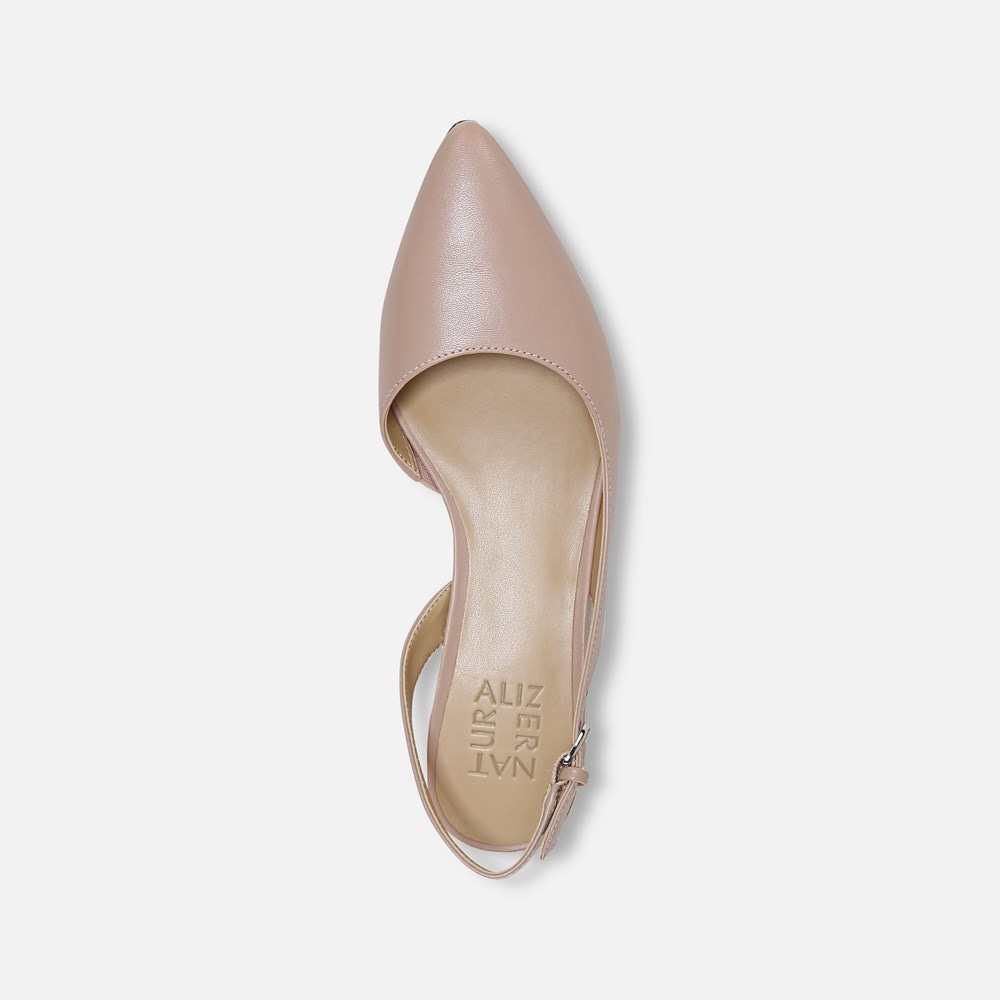 Naturalizer Banks Pointed Toe Flat - Opal Leather