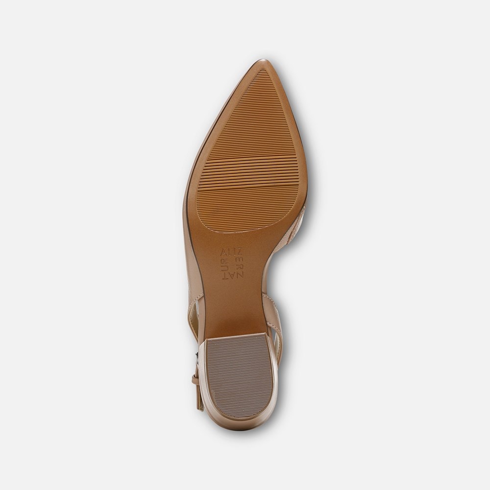 Naturalizer Banks Pointed Toe Flat - Opal Leather