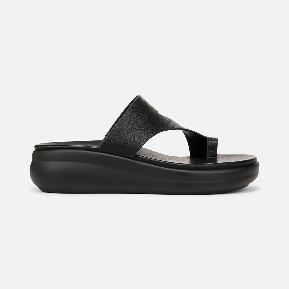Naturalizer Cailan Sandal - Black Faux Leather