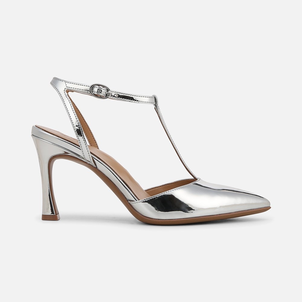 Naturalizer Astrid Pump - Silver Faux Leather