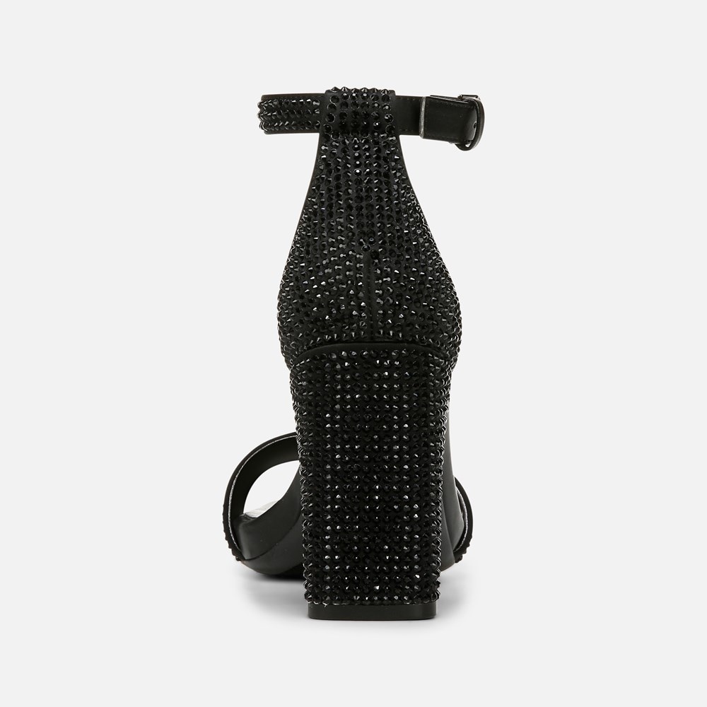 Naturalizer Joy Dress Sandal - Black Satin
