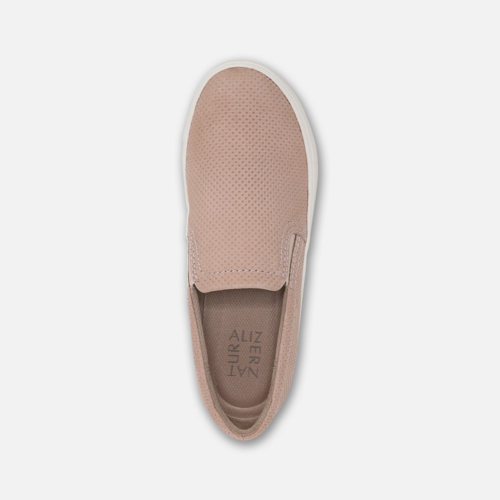 Naturalizer Marianne Slip On Sneaker - Mauve Leather