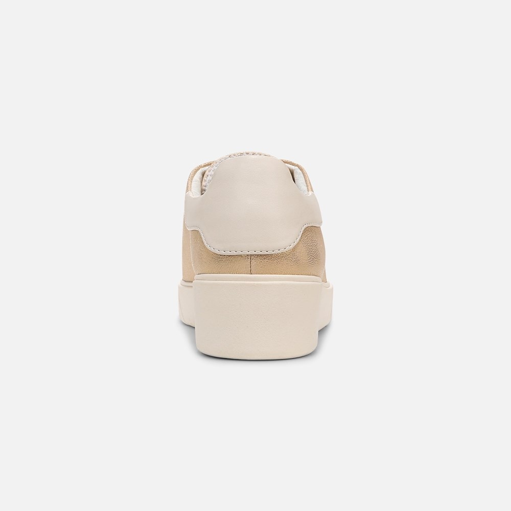Naturalizer Morrison 2.0 Lace Up Sneaker - Gold Leather