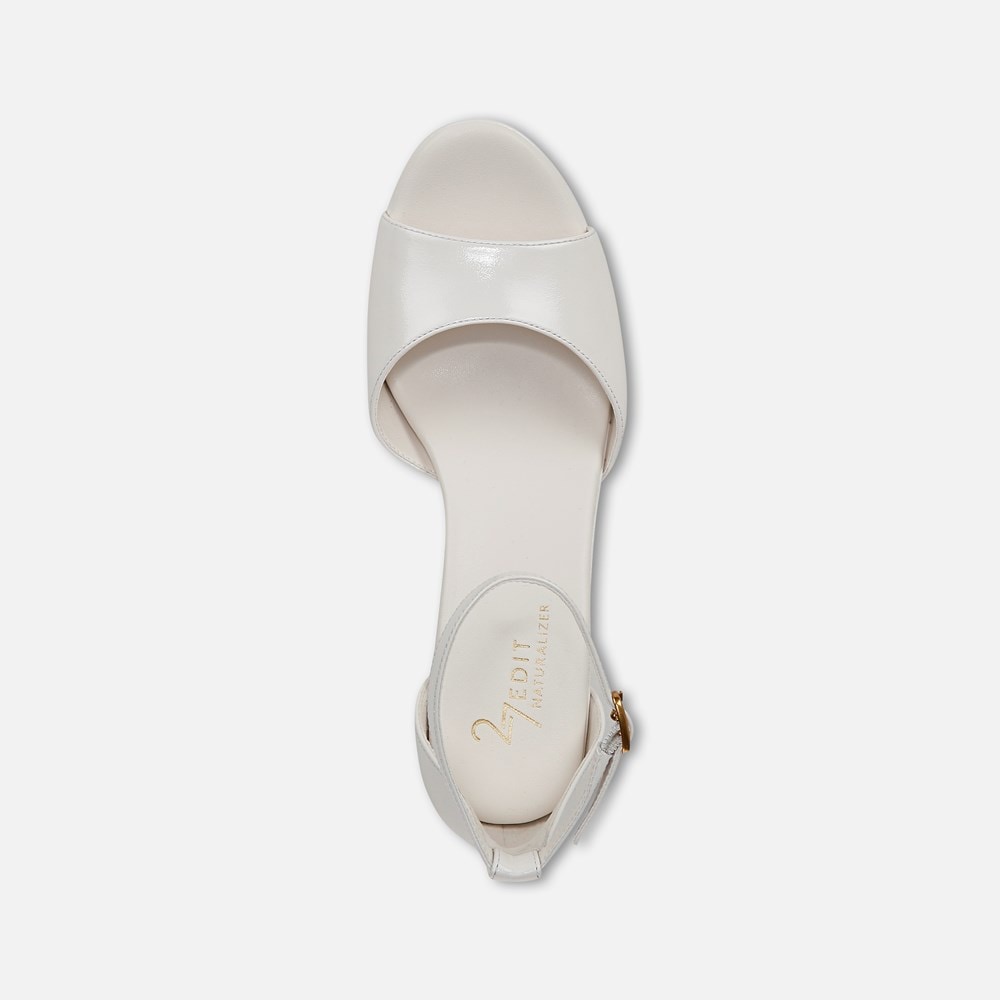 Naturalizer 27 Edit Delphie Dress Sandal - Warm White Leather