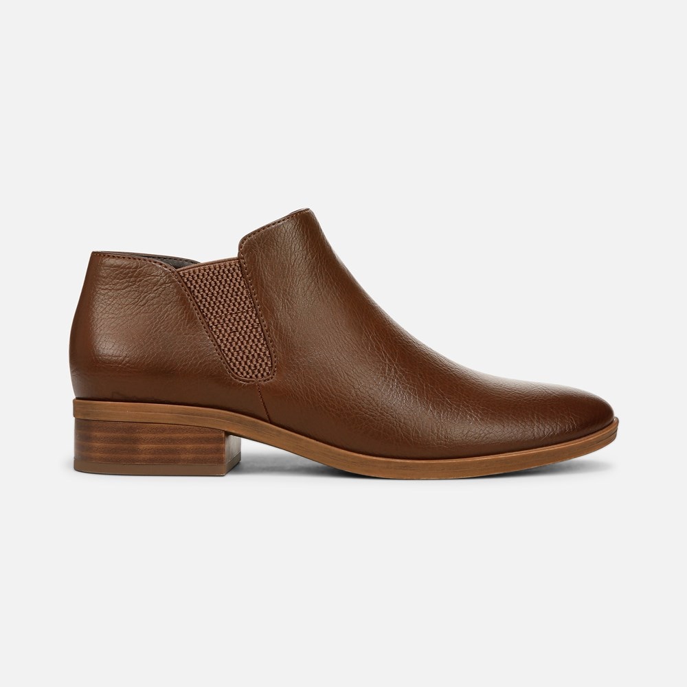 Naturalizer SOUL Respect Ankle Bootie - Cinnamon Faux Leather