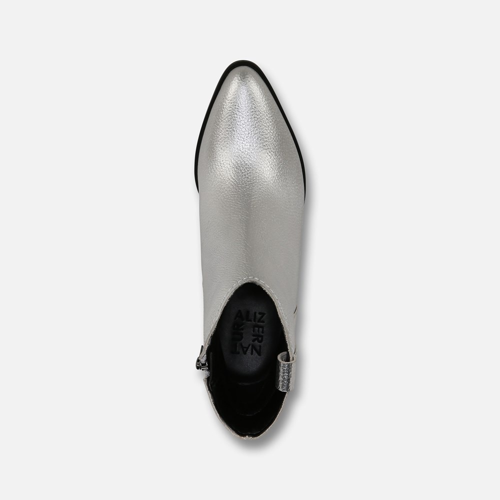 Naturalizer Fairmont Bootie - Silver Leather