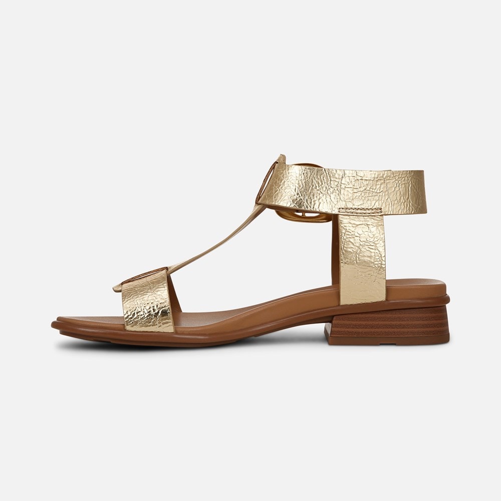 Naturalizer Brandy Sandal - Dark Gold Faux Leather