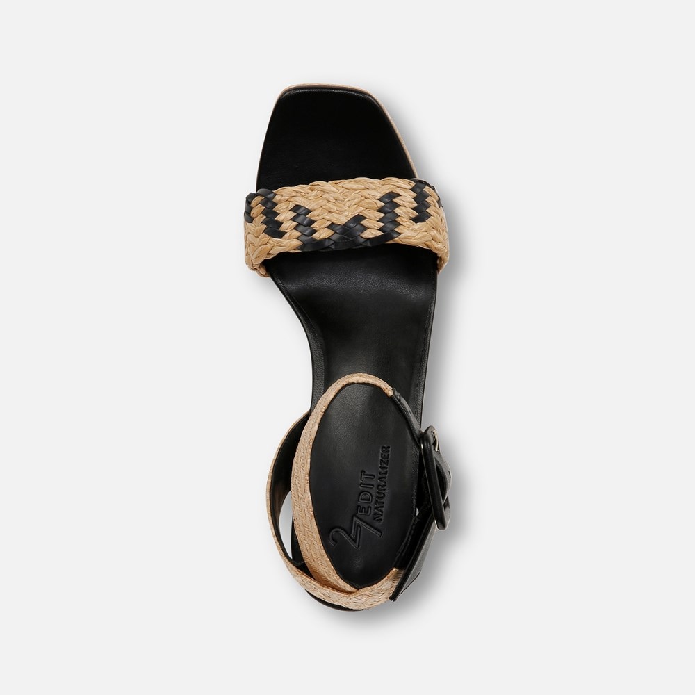 Naturalizer 27 EDIT Jaselle 2 Dress Sandal - Black Leather