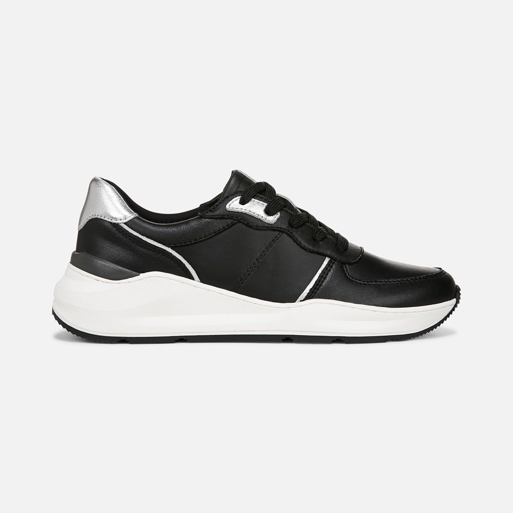 Naturalizer Blossom Lace-up Sneaker - Black Leather