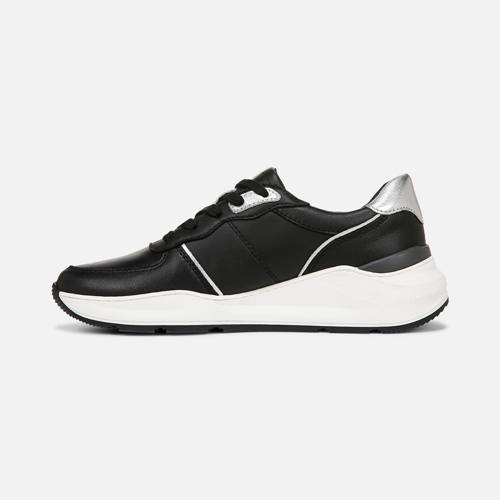 Naturalizer Blossom Lace-up Sneaker - Black Leather