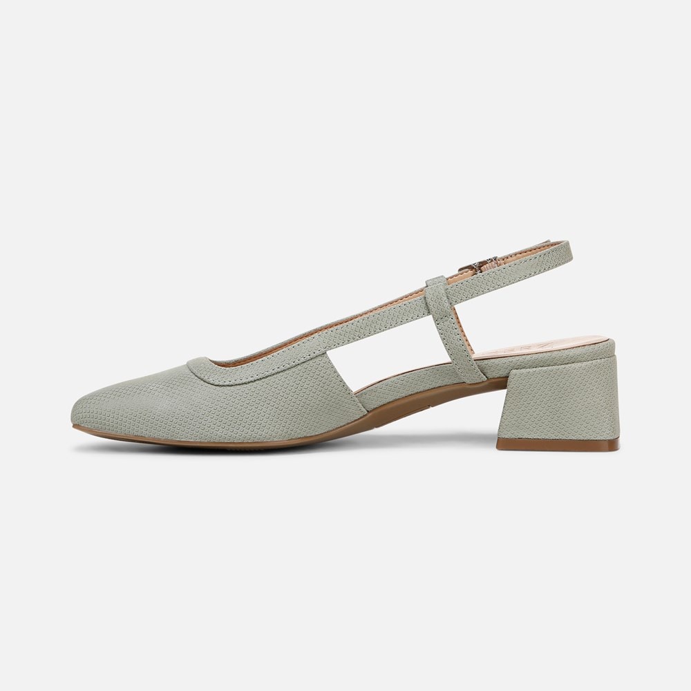 Naturalizer Harper Slingback - Pistachio Green Suede
