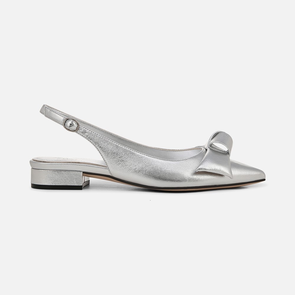Naturalizer 27 EDIT Shine Slingback - Silver Leather
