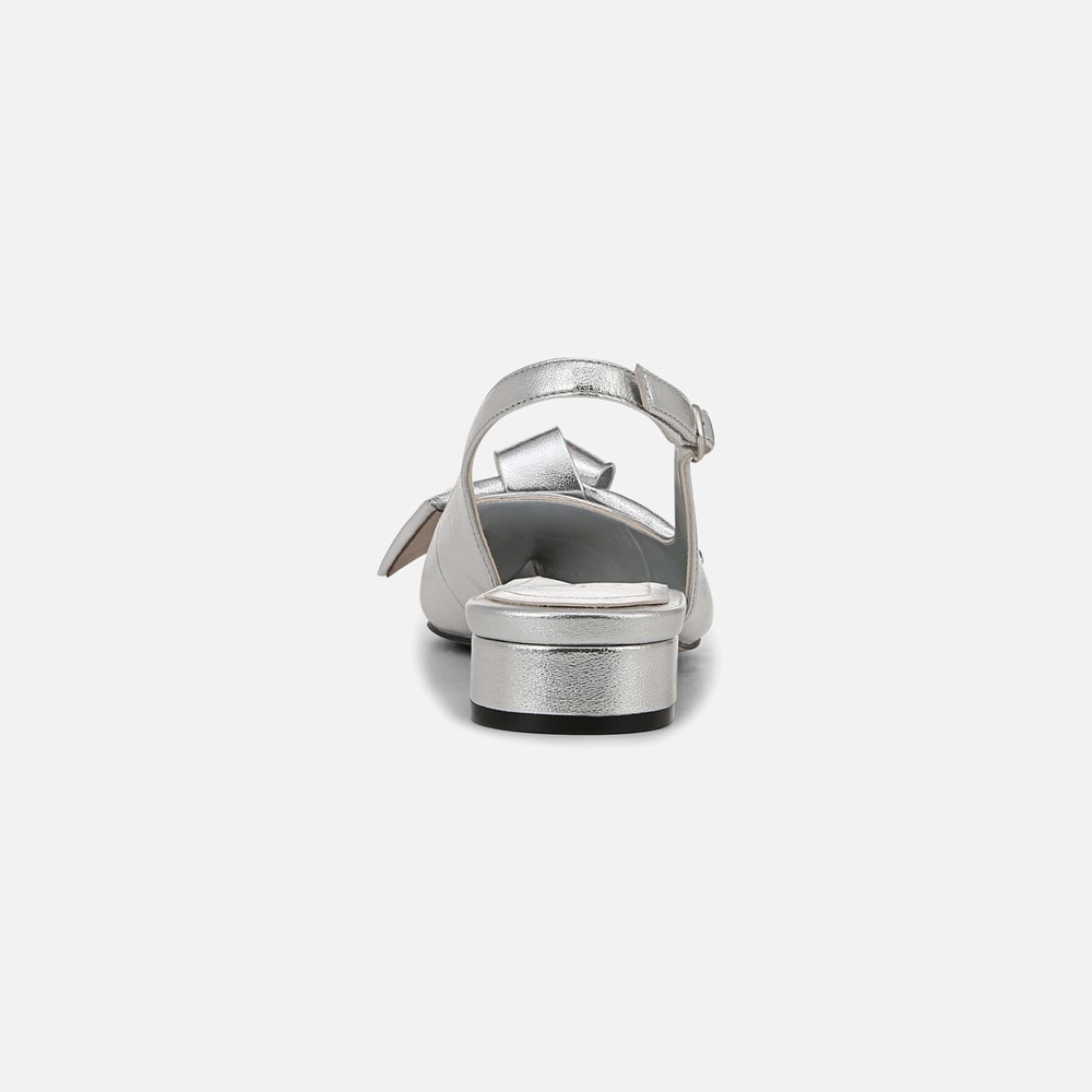 Naturalizer 27 EDIT Shine Slingback - Silver Leather