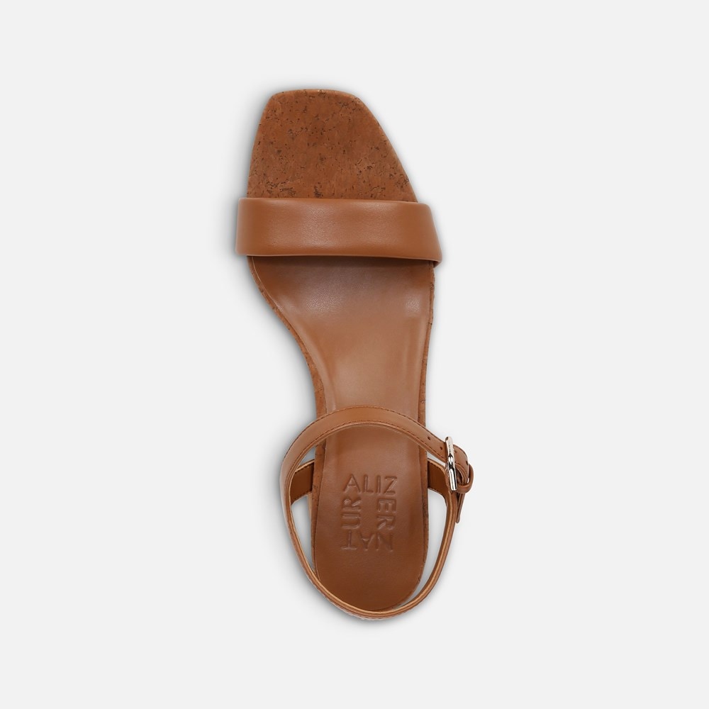 Naturalizer Izzy Dress Sandal - English Tea Leather