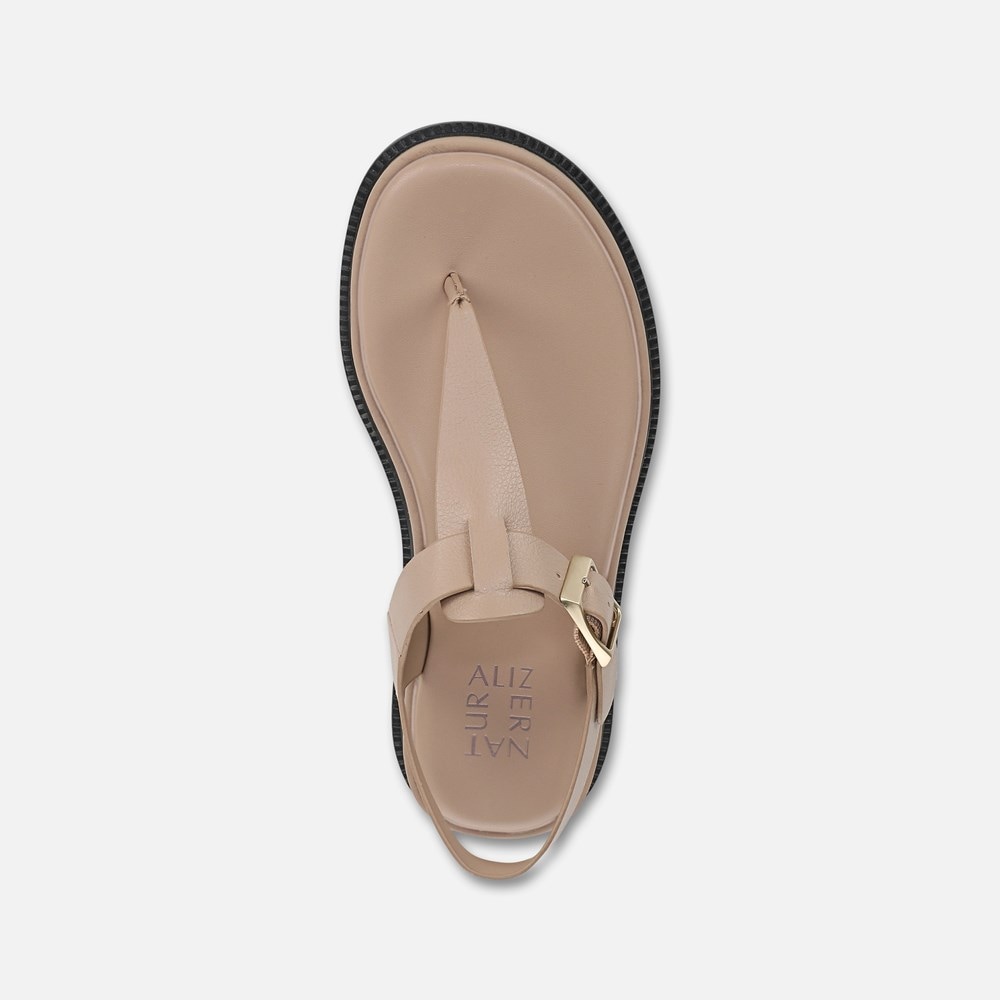 Naturalizer Alyssa Sandal - Tan Faux Leather