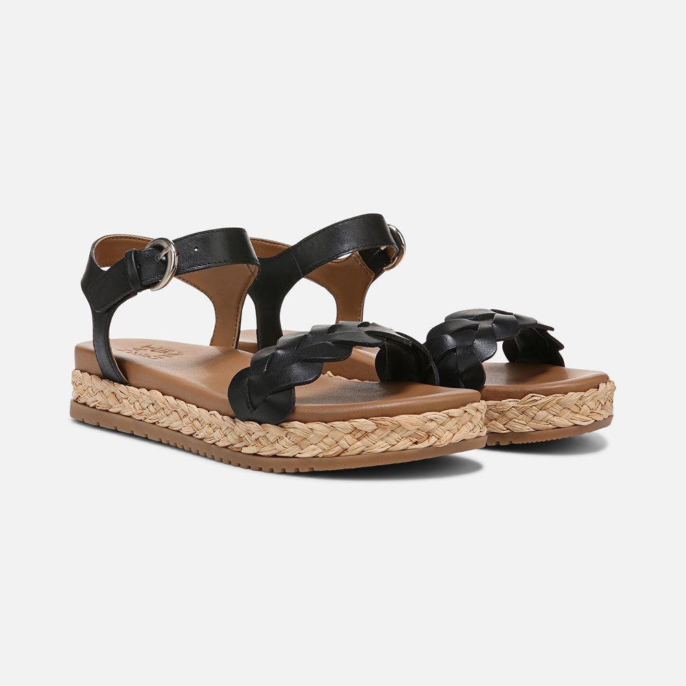 Naturalizer Neila Sandal - Black Leather