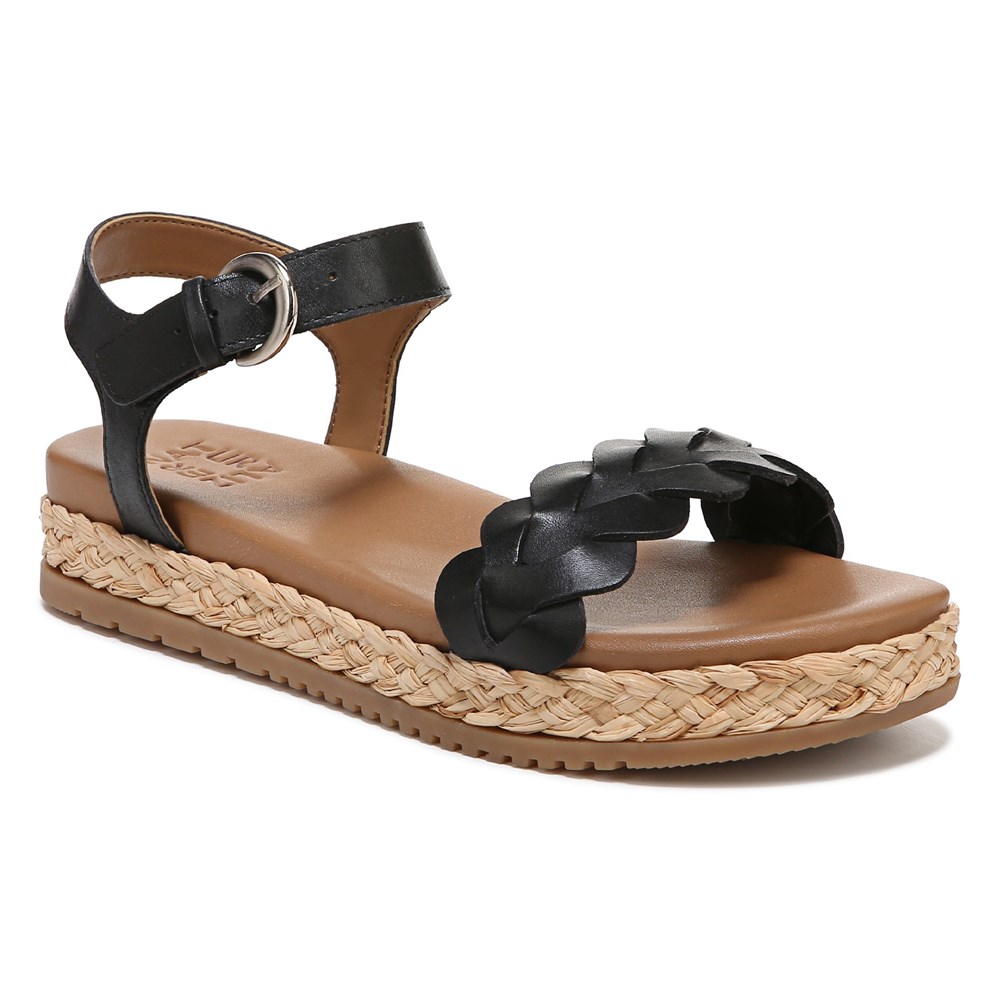 Naturalizer Neila Sandal - Black Leather