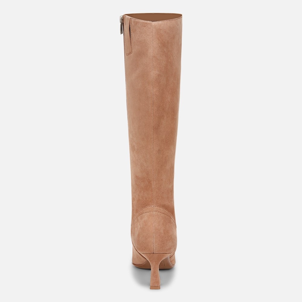 Naturalizer Deesha Knee High Boot - Cafe Brown Suede