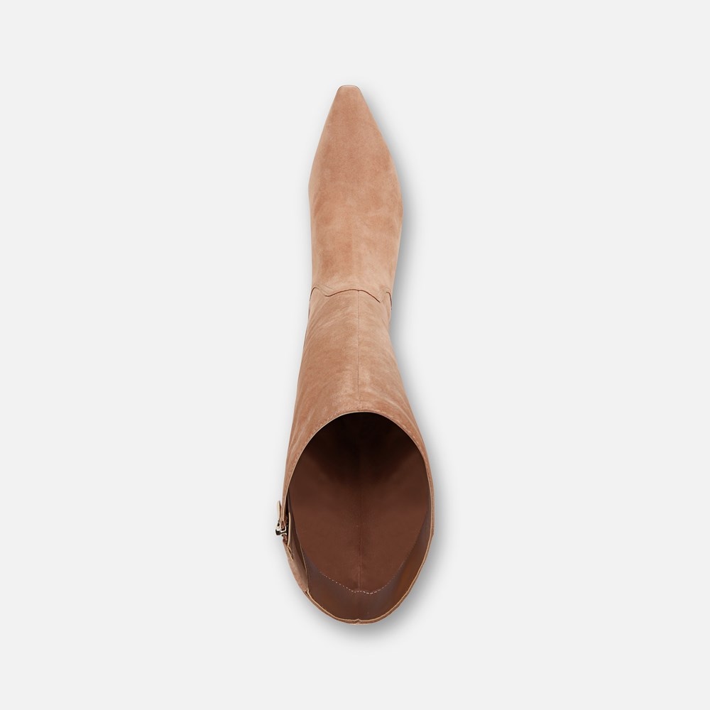 Naturalizer Deesha Knee High Boot - Cafe Brown Suede