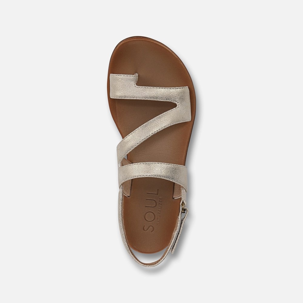 Naturalizer Soul Shakina Sandal - Gold Faux Leather
