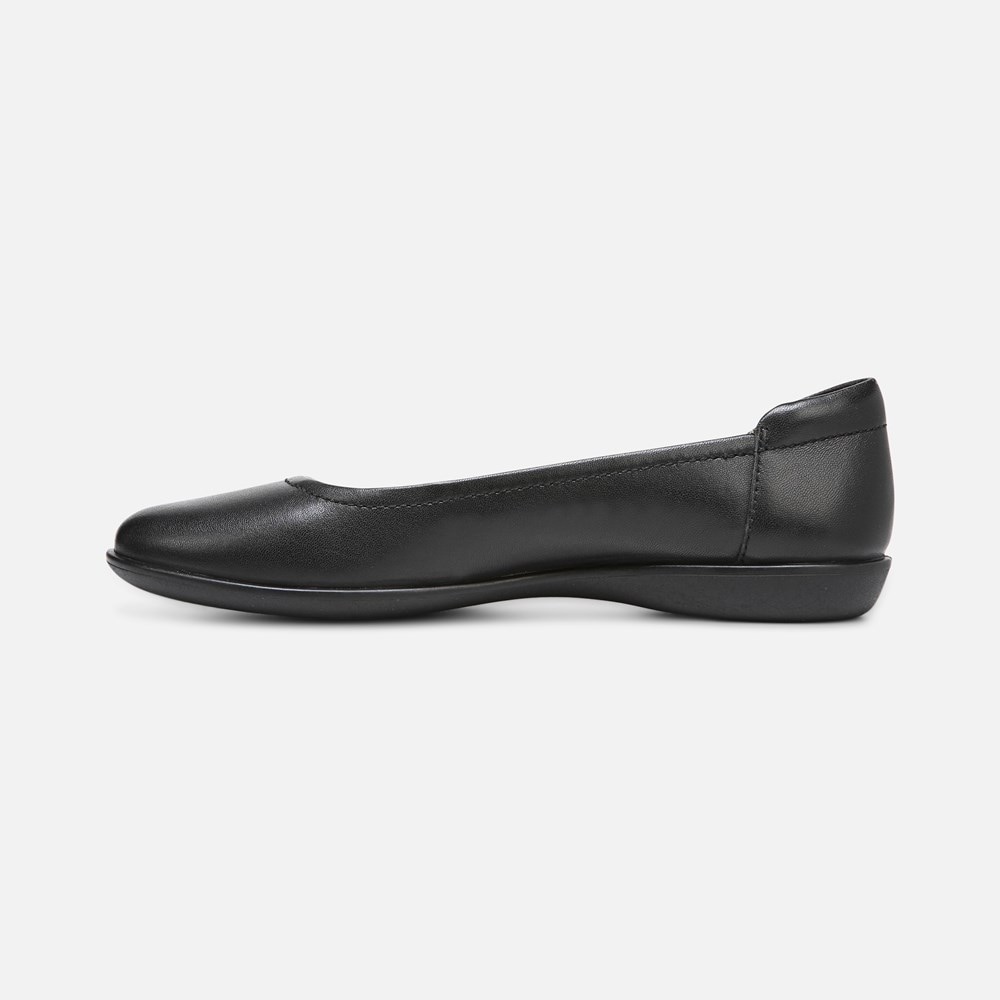 Naturalizer Flexy Flat - Black Leather