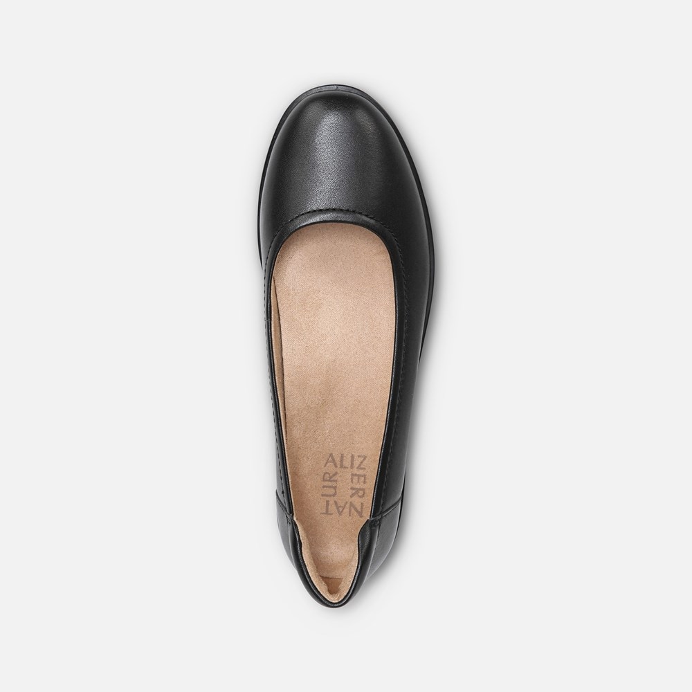 Naturalizer Flexy Flat - Black Leather