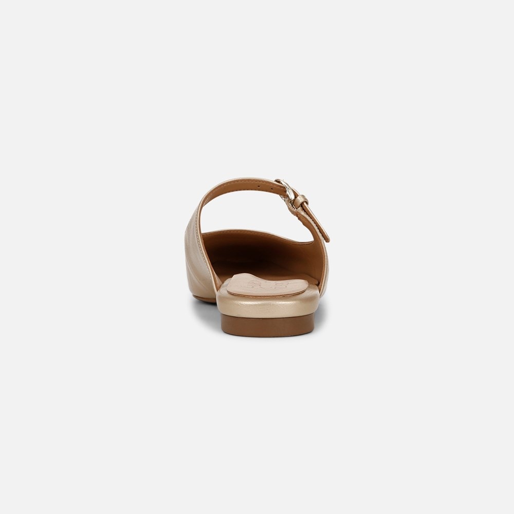 Naturalizer Apple Mary Jane Mule - Gold Faux Leather