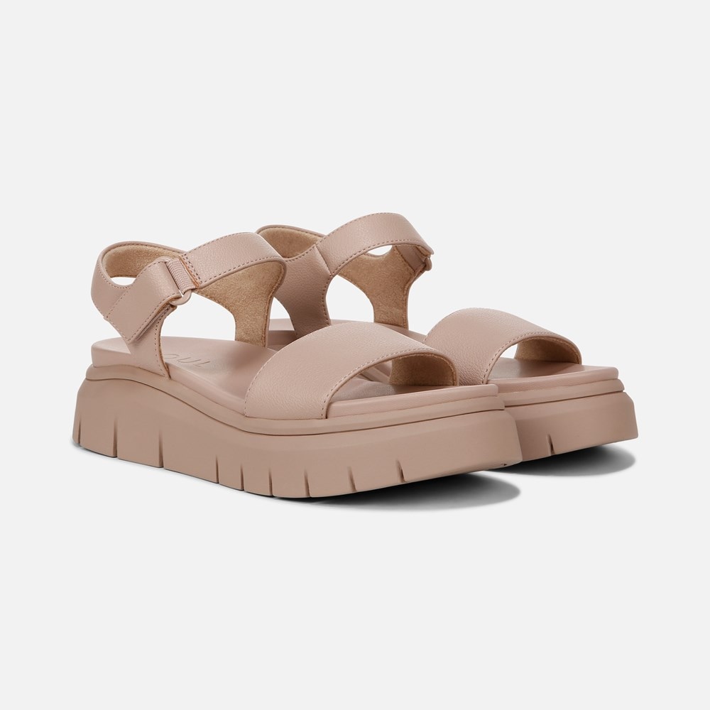 Naturalizer SOUL Poppi Wedge Sandal - Blush Tumbled