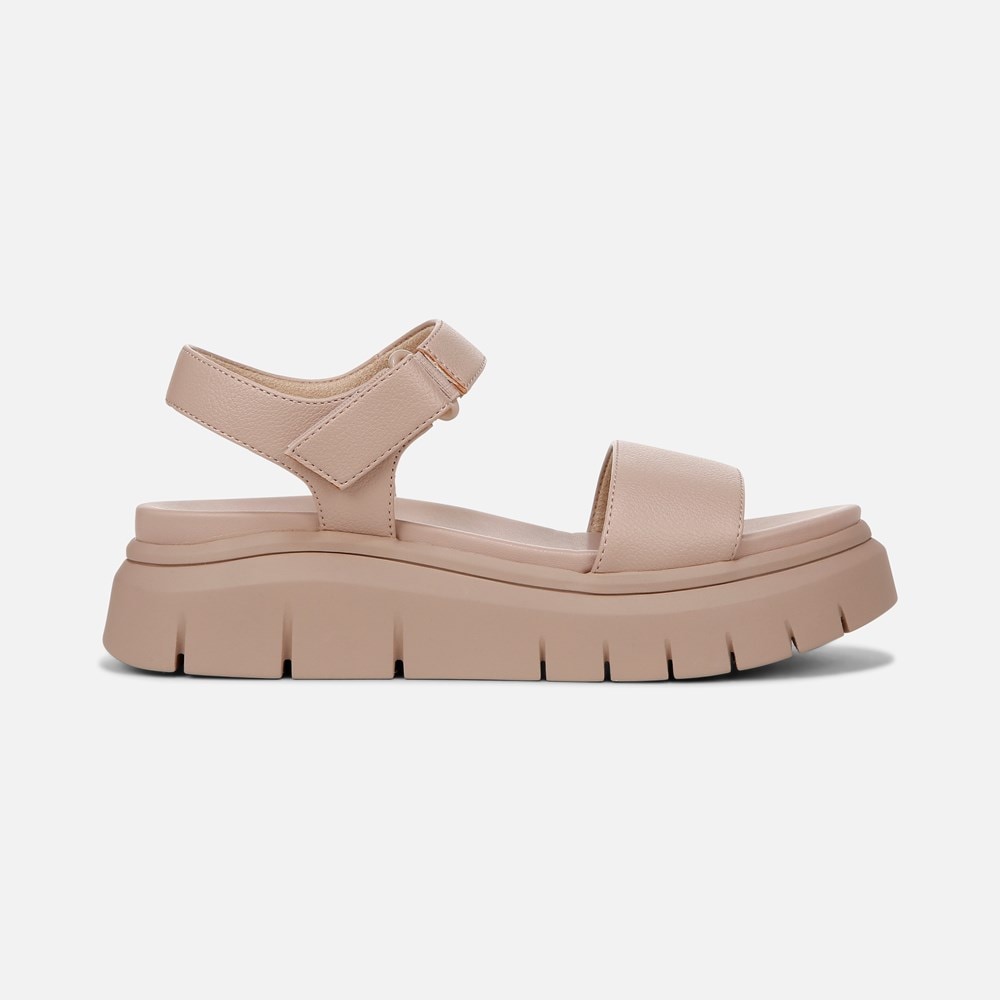 Naturalizer SOUL Poppi Wedge Sandal - Blush Tumbled