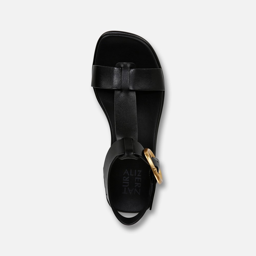 Naturalizer Brandy Sandal - Black Leather