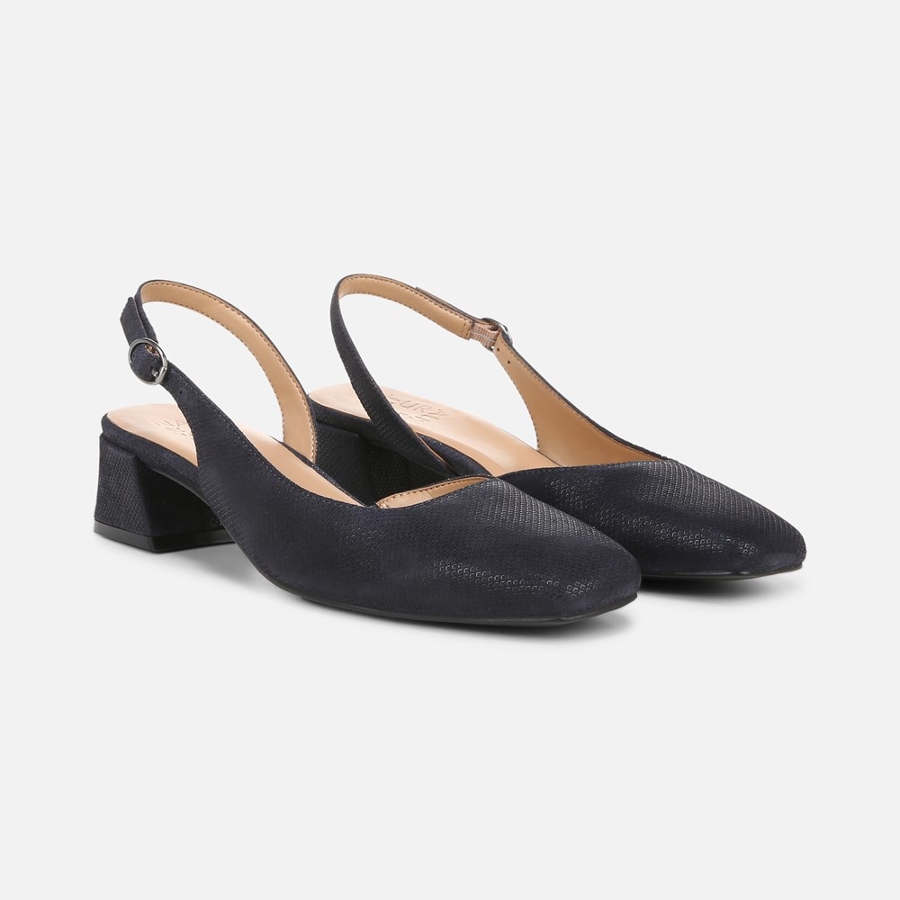 Naturalizer Jayla Slingback Pump - Istmo Navy Leather