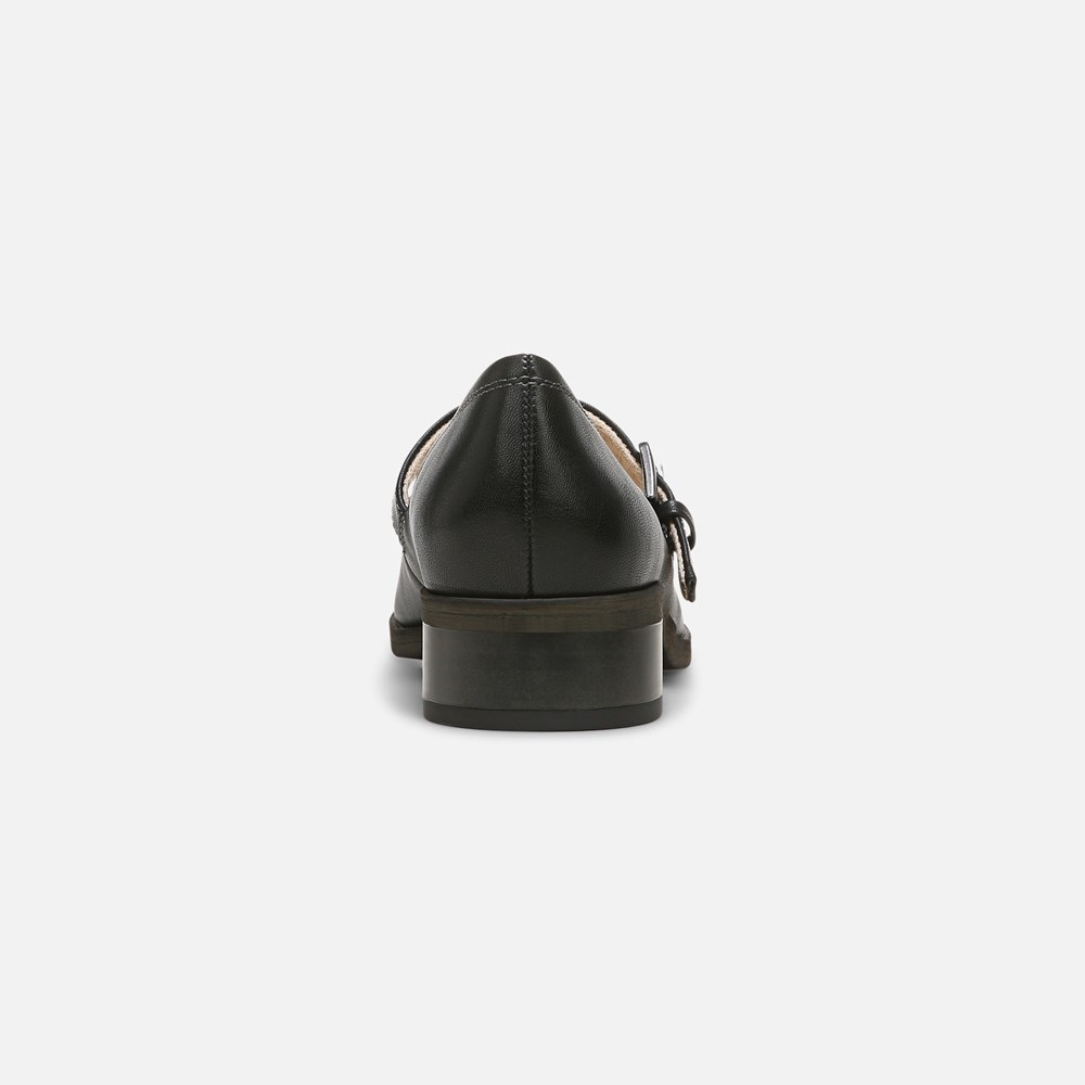 Naturalizer SOUL Ramona Mary Jane Flat - Black Smooth Synthetic