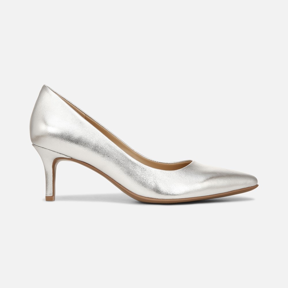 Naturalizer Everly Pump - Silver Leather