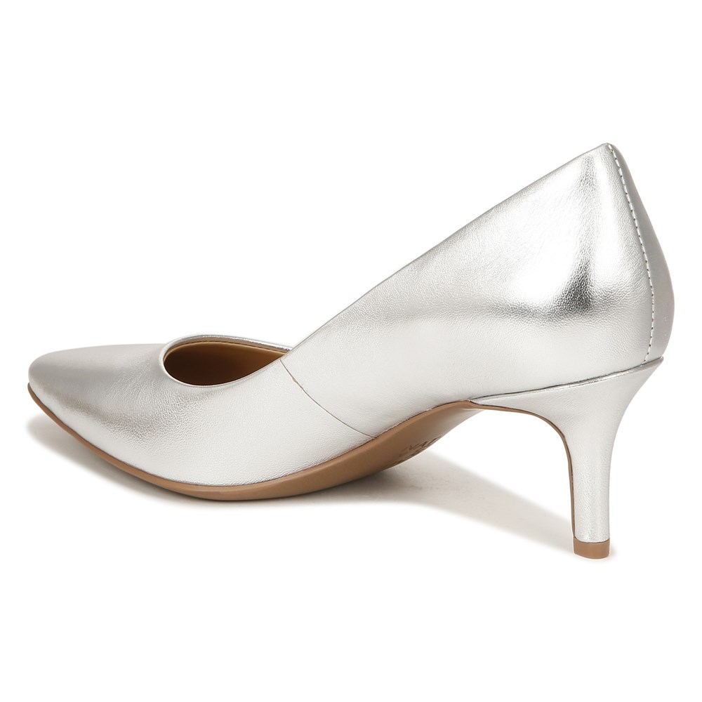 Naturalizer Everly Pump - Silver Leather