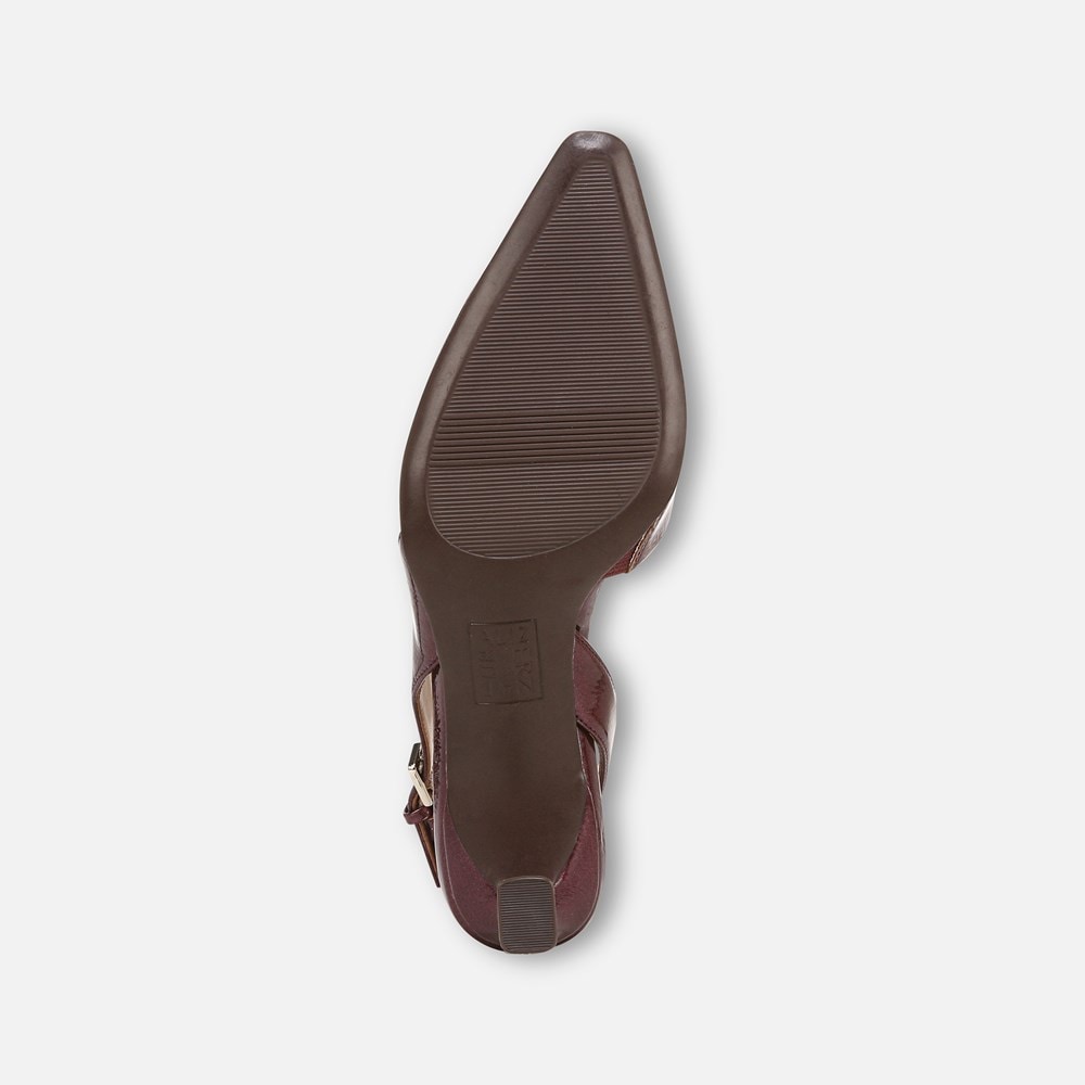 Naturalizer Dalary Slingback Pump - Cranberry Patent Faux Leather