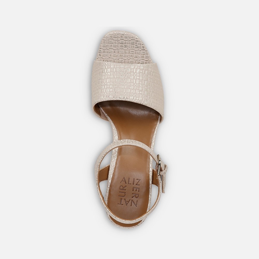 Naturalizer Lilly Sandal - Tan Faux Leather