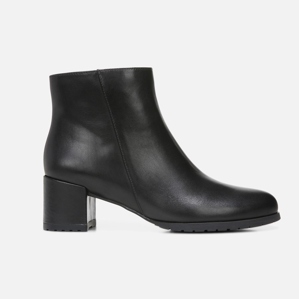 Naturalizer Bay Weatherproof Bootie - BLACK LEATHER