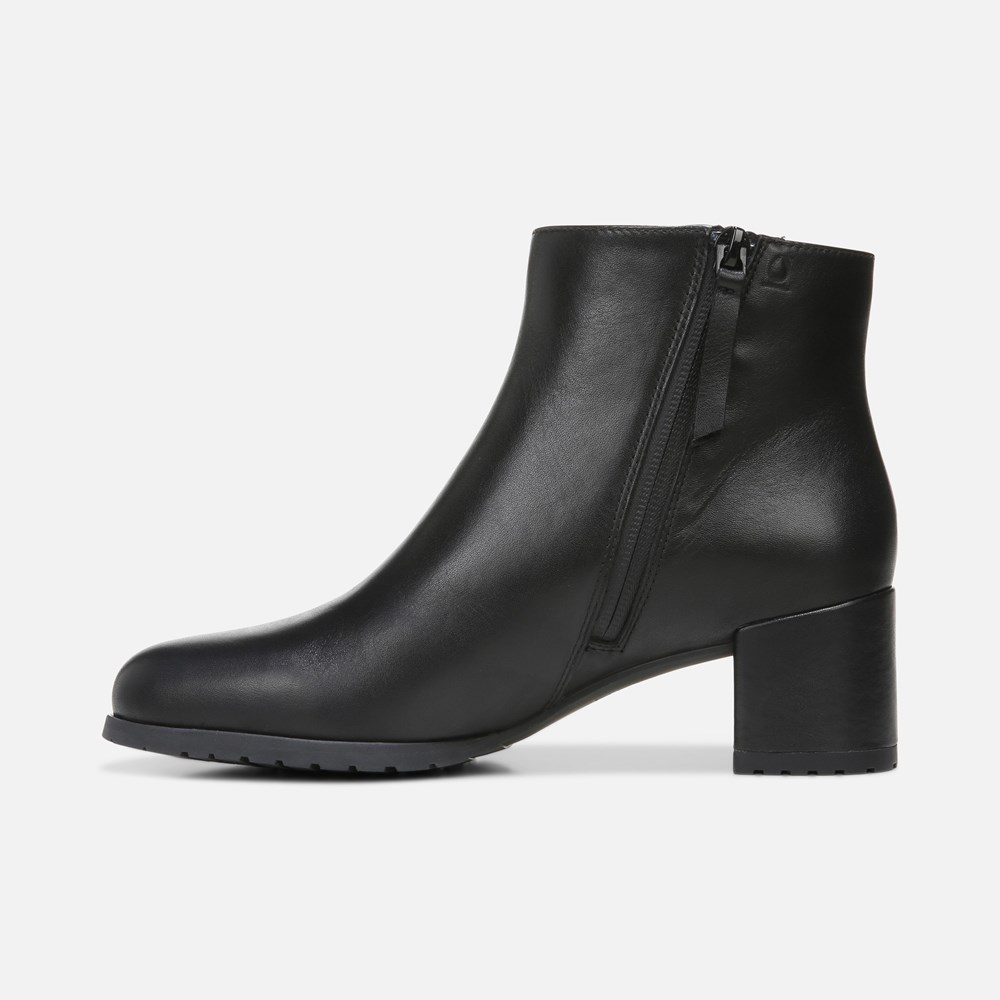 Naturalizer Bay Weatherproof Bootie - BLACK LEATHER