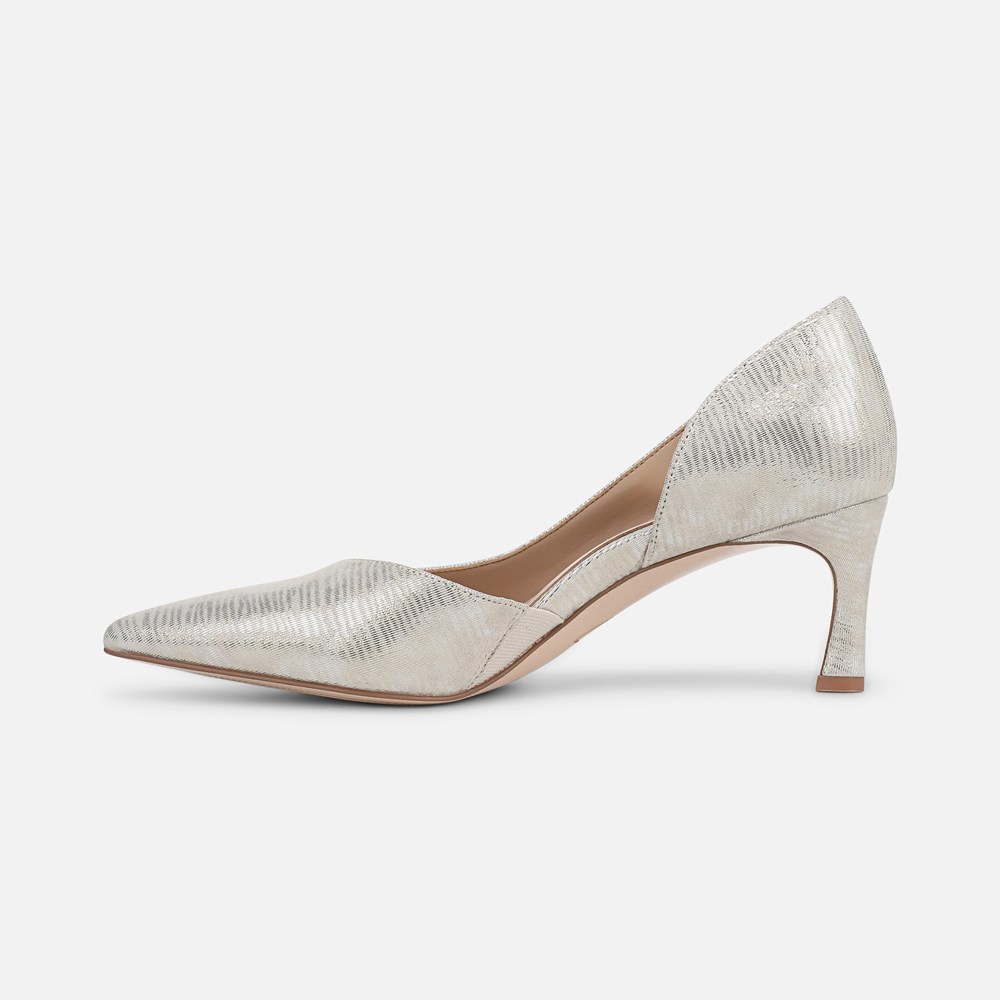 Naturalizer 27 Edit Faith Pump - Warm Silver Leather