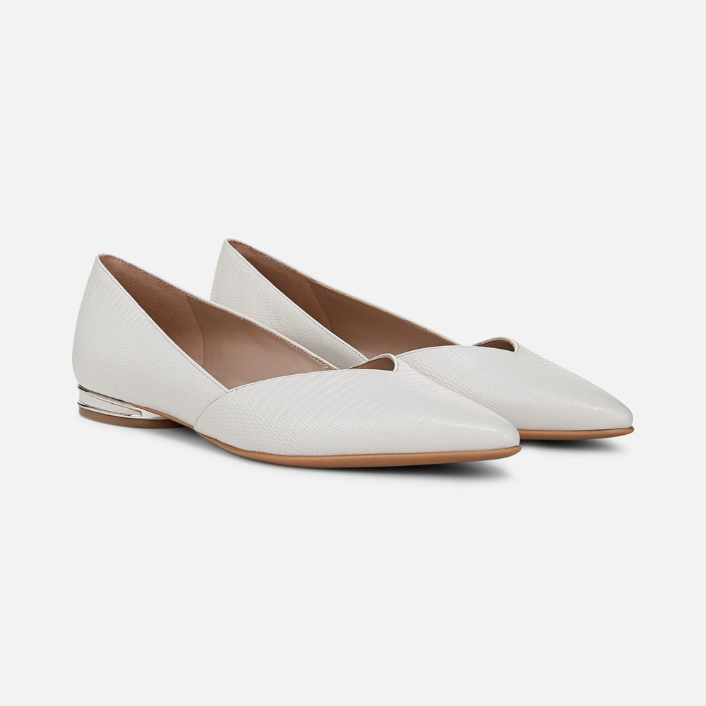 Naturalizer Havana Flat - Warm White Snake Print Leather