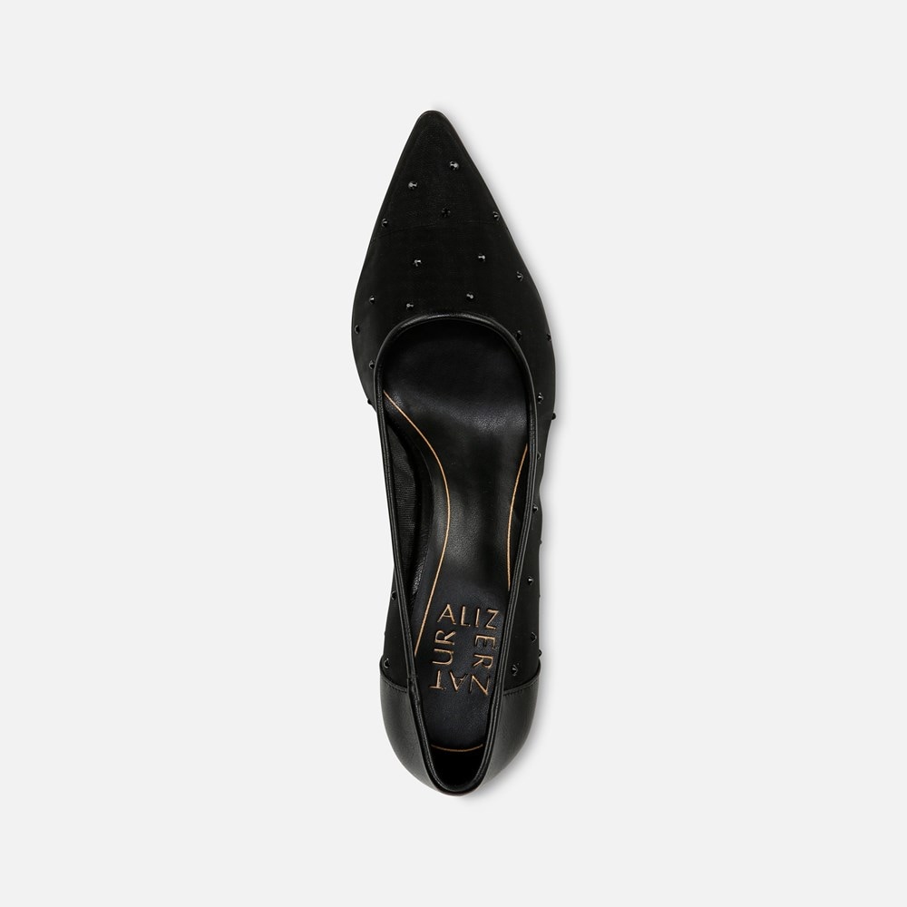 Naturalizer Everly Pump - Black Faux Leather \\u0026 Mesh