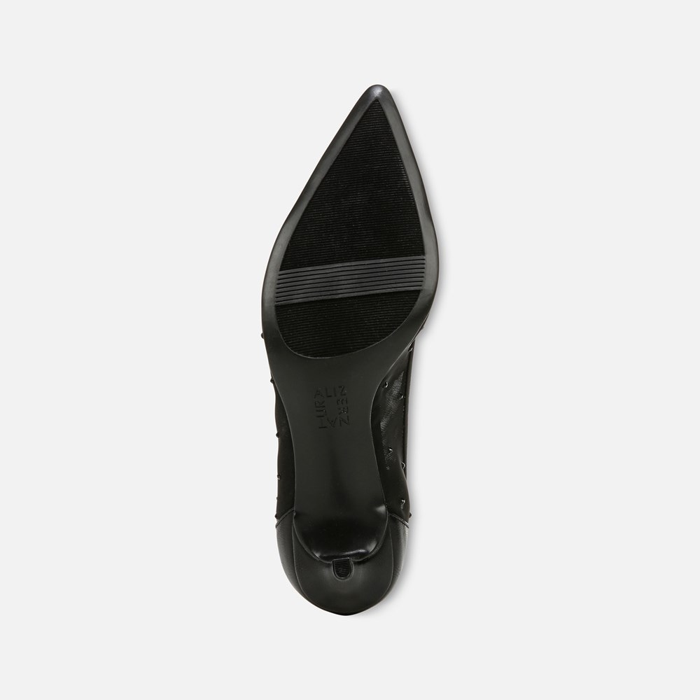Naturalizer Everly Pump - Black Faux Leather \\u0026 Mesh
