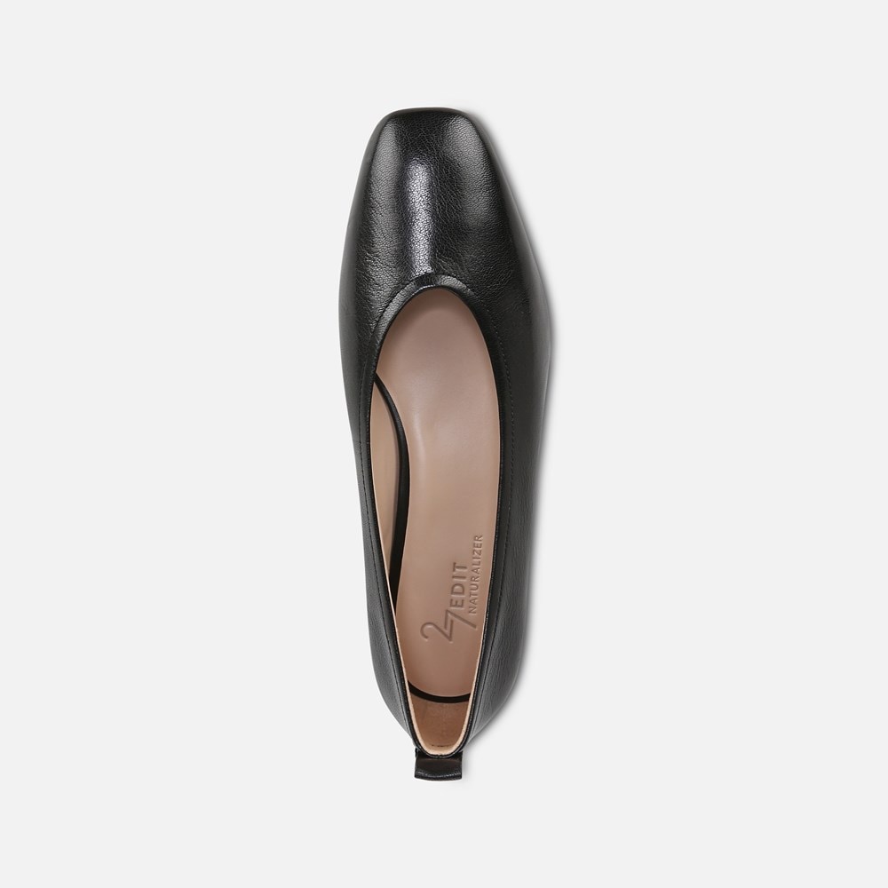 Naturalizer 27 Edit Carla Flat - Black Leather