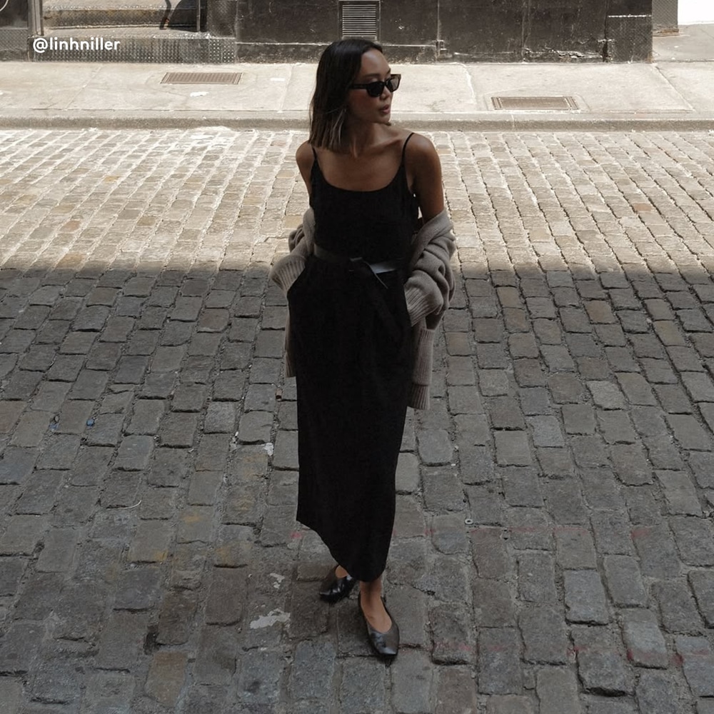 Naturalizer 27 Edit Carla Flat - Black Leather