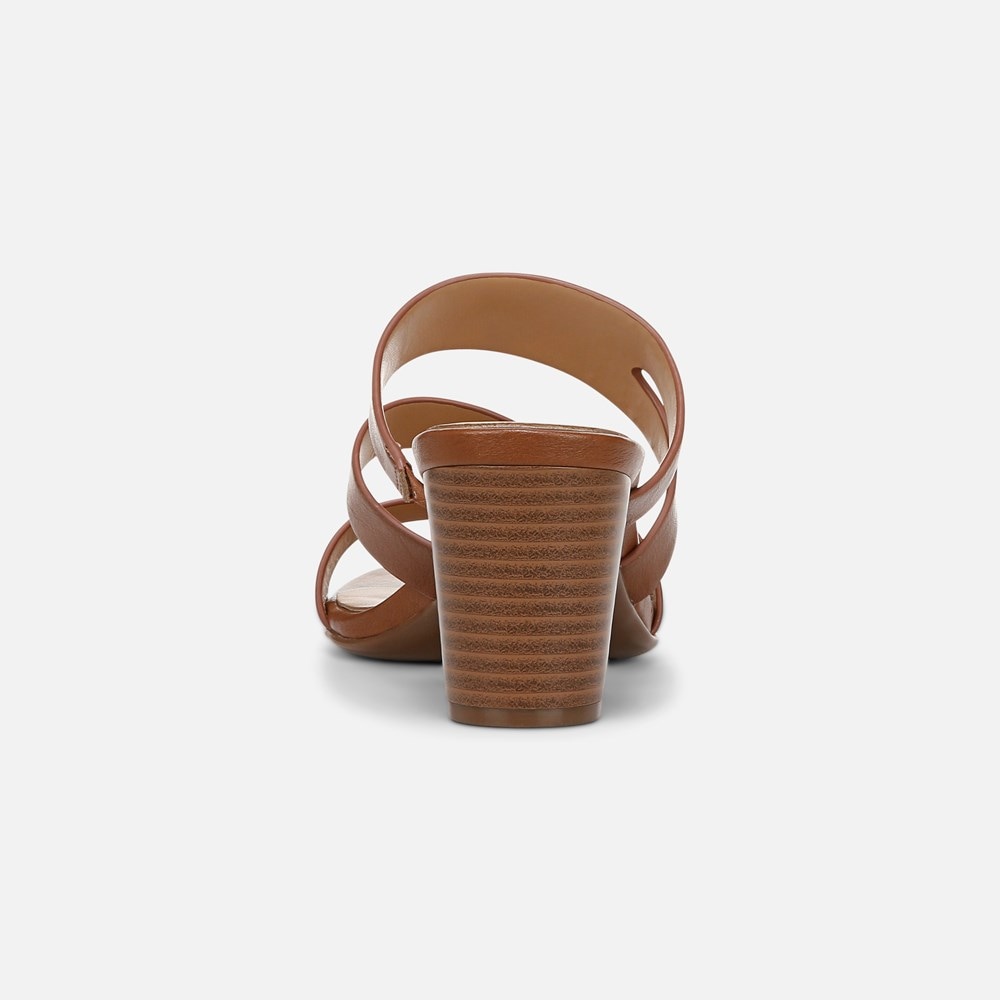 Naturalizer Beaming Slide Sandal - English Tea Faux Leather