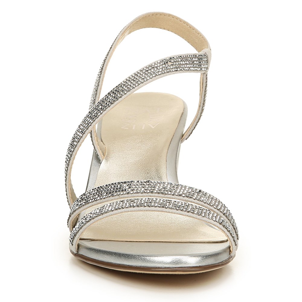 Naturalizer Vanessa Dress Sandal - Silver Fabric