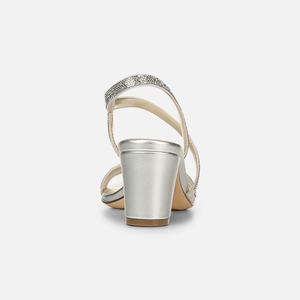 Naturalizer Vanessa Dress Sandal - Silver Fabric